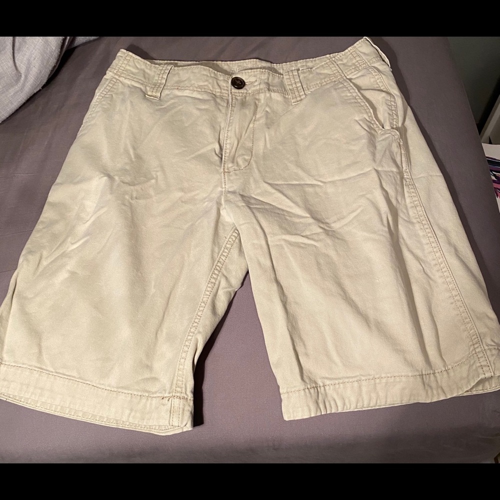 Mens Khaki Shorts